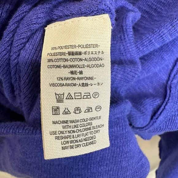 FREE PEOPLE Sweater Women’s sz. XS Purple Relax Fit‎ Off the Should Long Sleeve - Picture 8 of 8